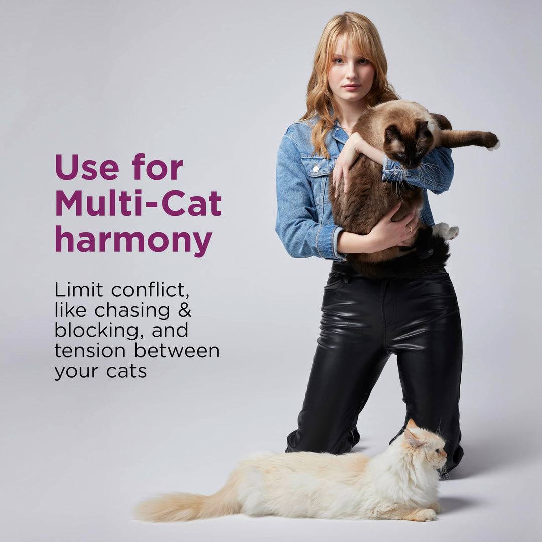 Comfort Zone Multi Cat Calming 3 Room Value Kit, 3 Diffusers &amp; 6 Refills