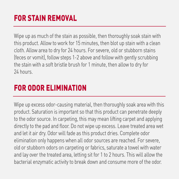Nature’s Miracle Advanced Dog Stain &amp; Odor Eliminator, Severe Mess, 32 oz