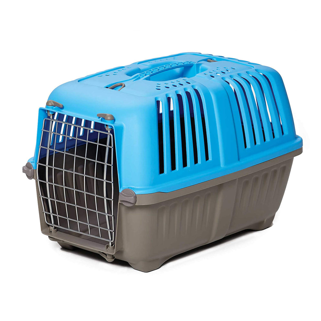 Spree by MidWest 19-Inch Travel Carrier, Blue, Fits Pets up to 10 lbs