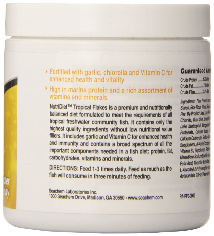 Seachem NutriDiet Tropical Flakes 30 g / 1.0 oz.