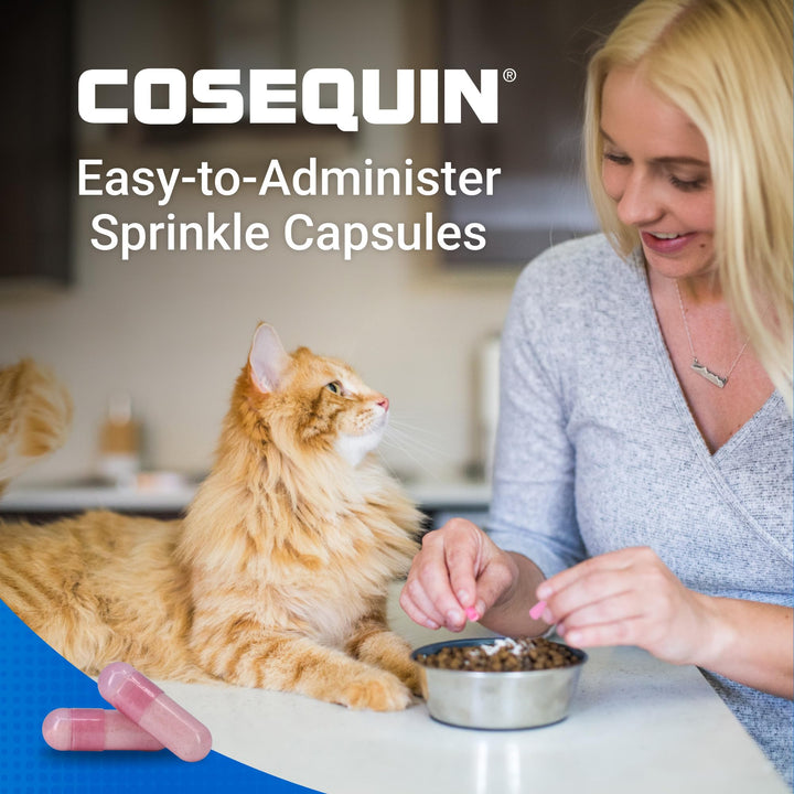 Nutramax Cosequin Joint Supplement for Cats, Easy Sprinkle Capsule, 80ct