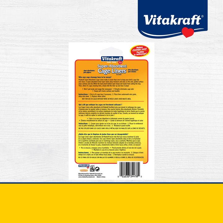 Vitakraft Vitakraft Cage Liners for Birds 7 Count