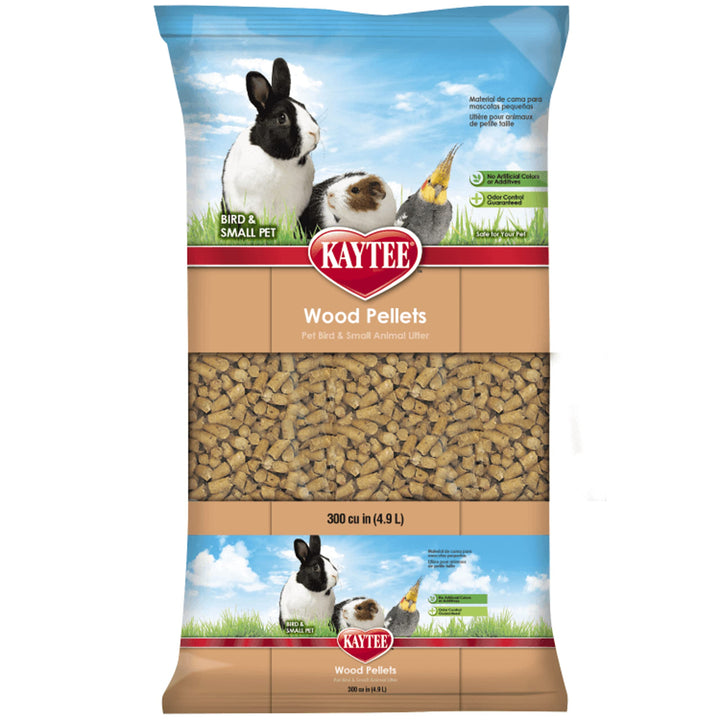 Kaytee Wood Pellets Pet Bird &amp; Small Animal Litter, 8 lb Bag