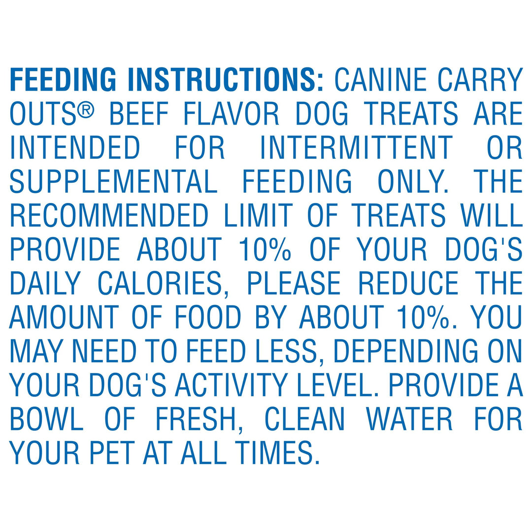 Canine Carry Outs Beef Flavor Dog Treats, 22.5 oz Bag