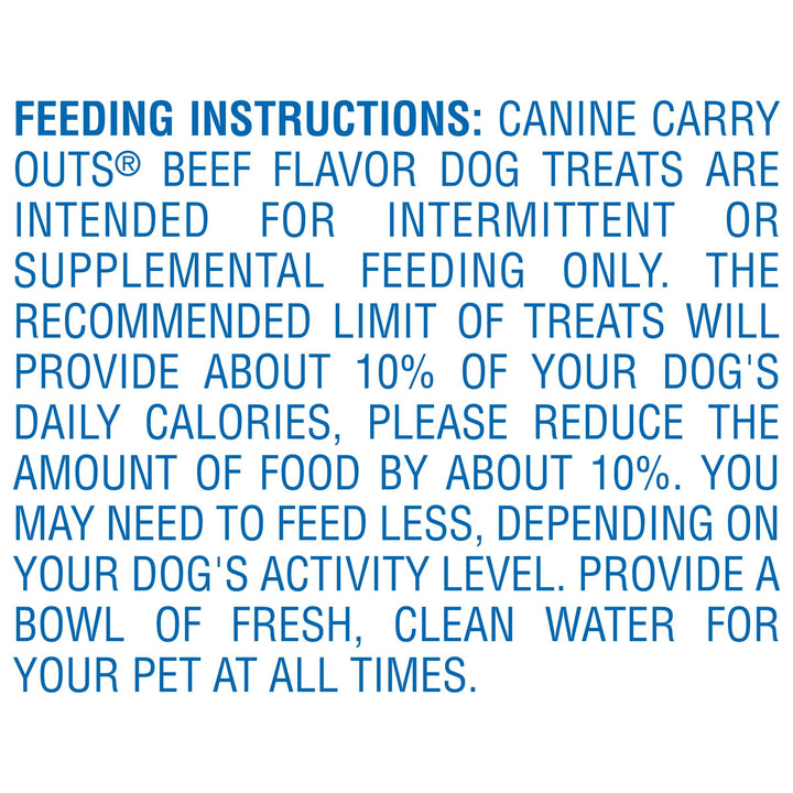 Canine Carry Outs Beef Flavor Dog Treats, 22.5 oz Bag