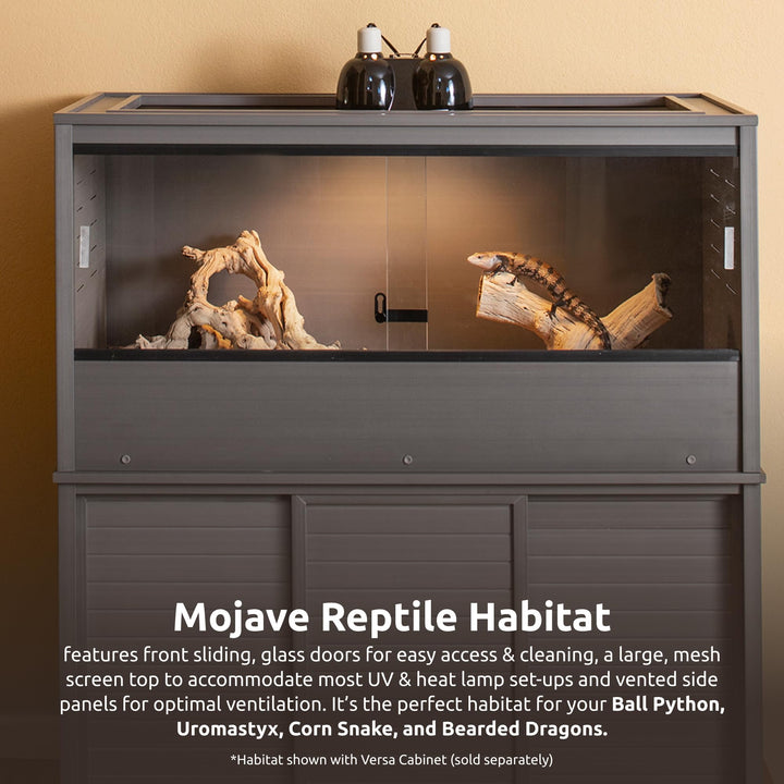 New Age Pet® ECOFLEX® 48" Mojave Reptile Enclosure, Large, Grey