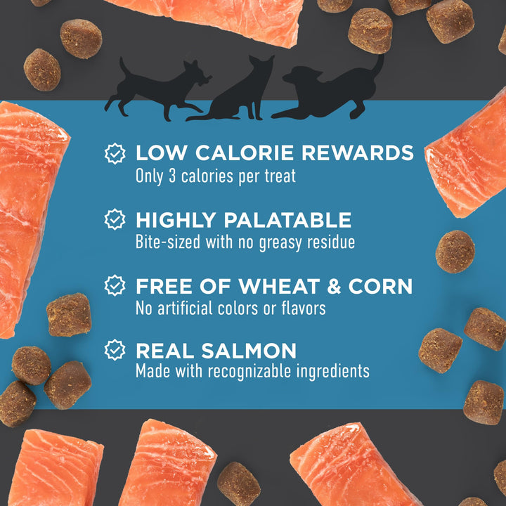 Cloud Star Tricky Trainers Chewy Dog Treats, Salmon, 5 oz Bag