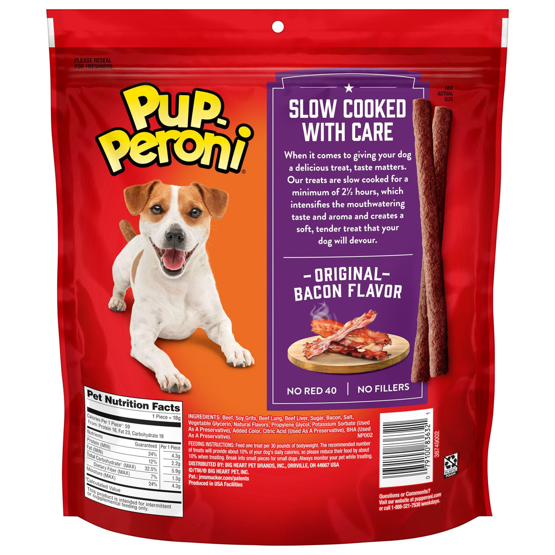 Pup-Peroni Original Bacon Flavor Dog Treats, 22.5 Oz. Bag