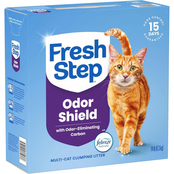 Fresh Step Odor Shield Multi Cat Clumping Cat Litter, 14 lb.