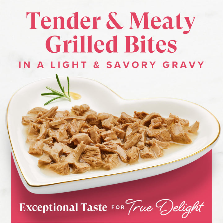 Purina Fancy Feast Grilled Wet Cat Food, Poultry &amp; Beef, 3 oz cans, 30-Pack