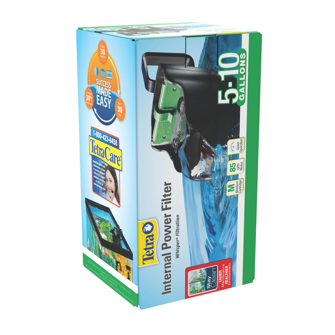 Tetra Whisper 85 GPH Internal Power Filter For Aquariums