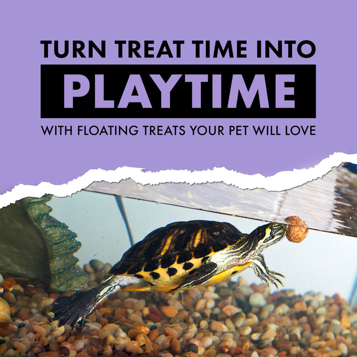 Zilla Turtle Chasers Floating Treats, Turtle Food, Made with Real Shrimp