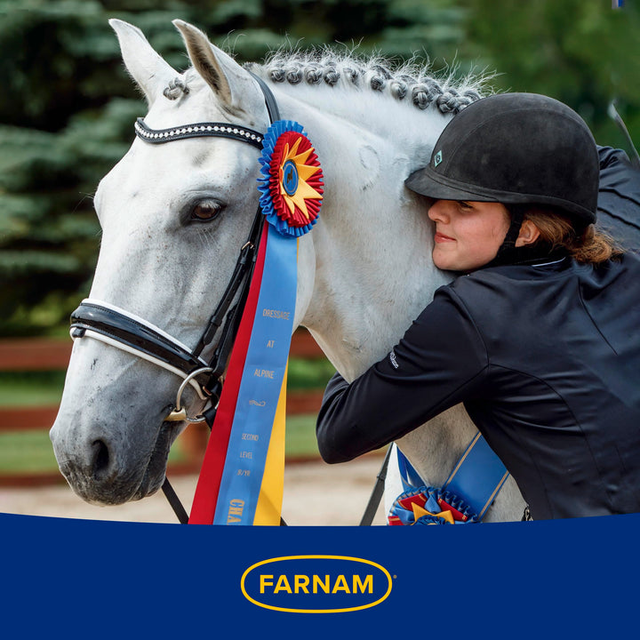 Farnam Laser Sheen Dazzling Shine and Detangler for Horses, 32 oz Spray