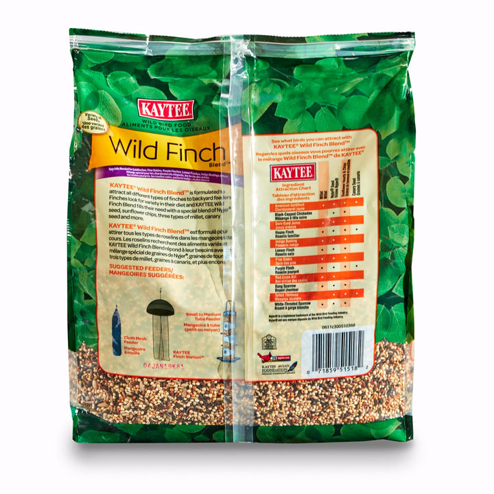 Kaytee Wild Finch Bird Food Stand Up Bag, 5 Pounds