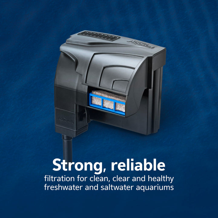 Aqueon QuietFlow 10 LED PRO Aquarium Fish Tank Power Filter For Up to 20 Gallon Aquariums
