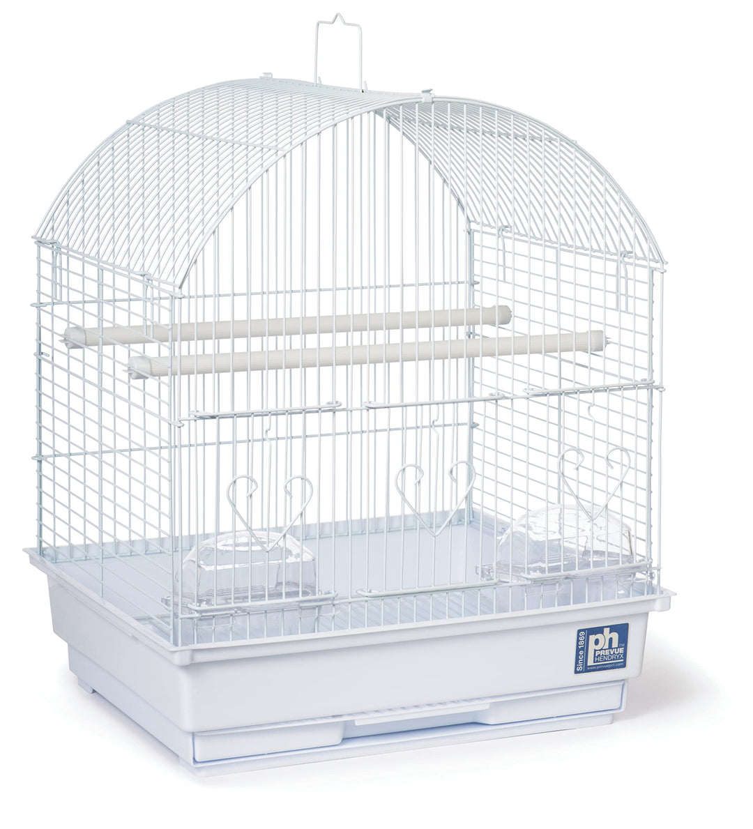 Prevue Pet Products Parakeet Starter Cage Kit with Toys, Perches, Cups, Removable Grill and Pullout Tray
