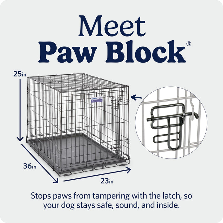 Midwest 36-Inch Single Door iCrate, for Medium-Large Breeds, 41-70 lbs