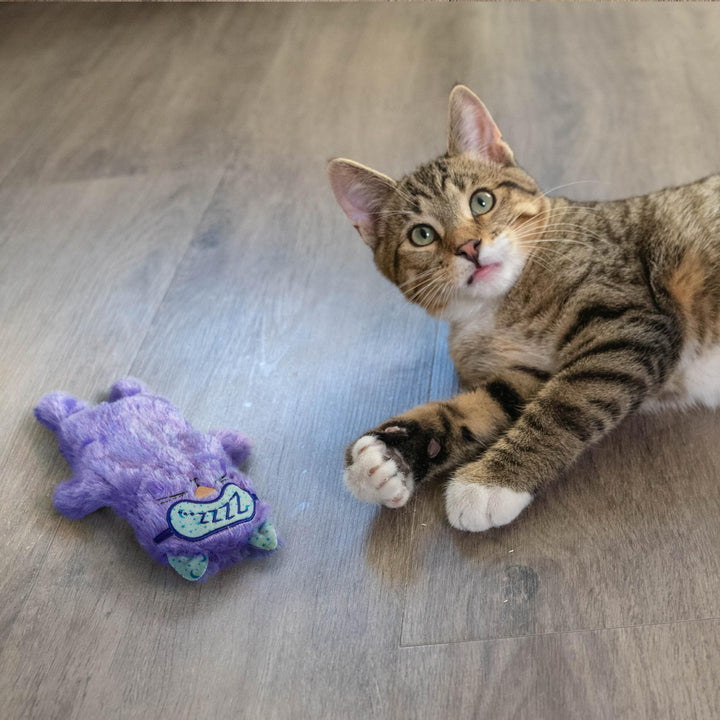 Catstages Purr Pillow Cat Toy – Plush Cat Toy with Touch-Activated Purr for Calming Cats &amp; Kittens