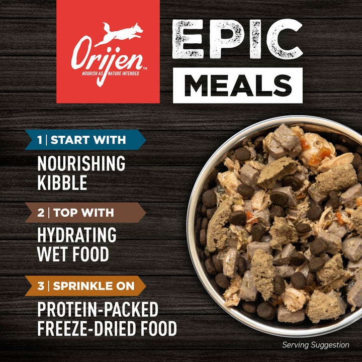 ORIJEN Grain Free WHOLEPREY Dry Cat Food Original Recipe 4lb Bag
