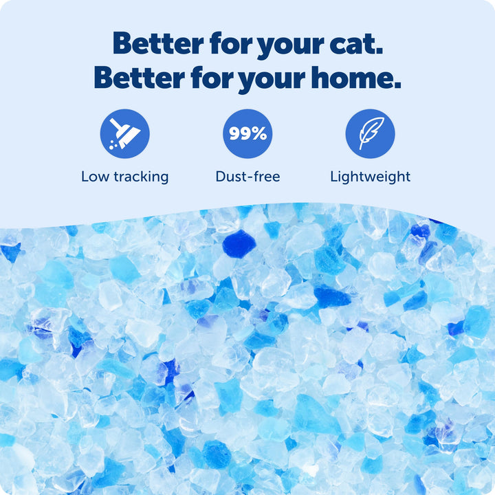 PetSafe ScoopFree Premium Crystal Cat Litter, Fresh Scent, 4.3 lb, 2-Pack
