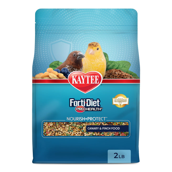 Kaytee Forti-Diet Pro Health Nourish+Protect Canary &amp; Finch Food, 2 Lb