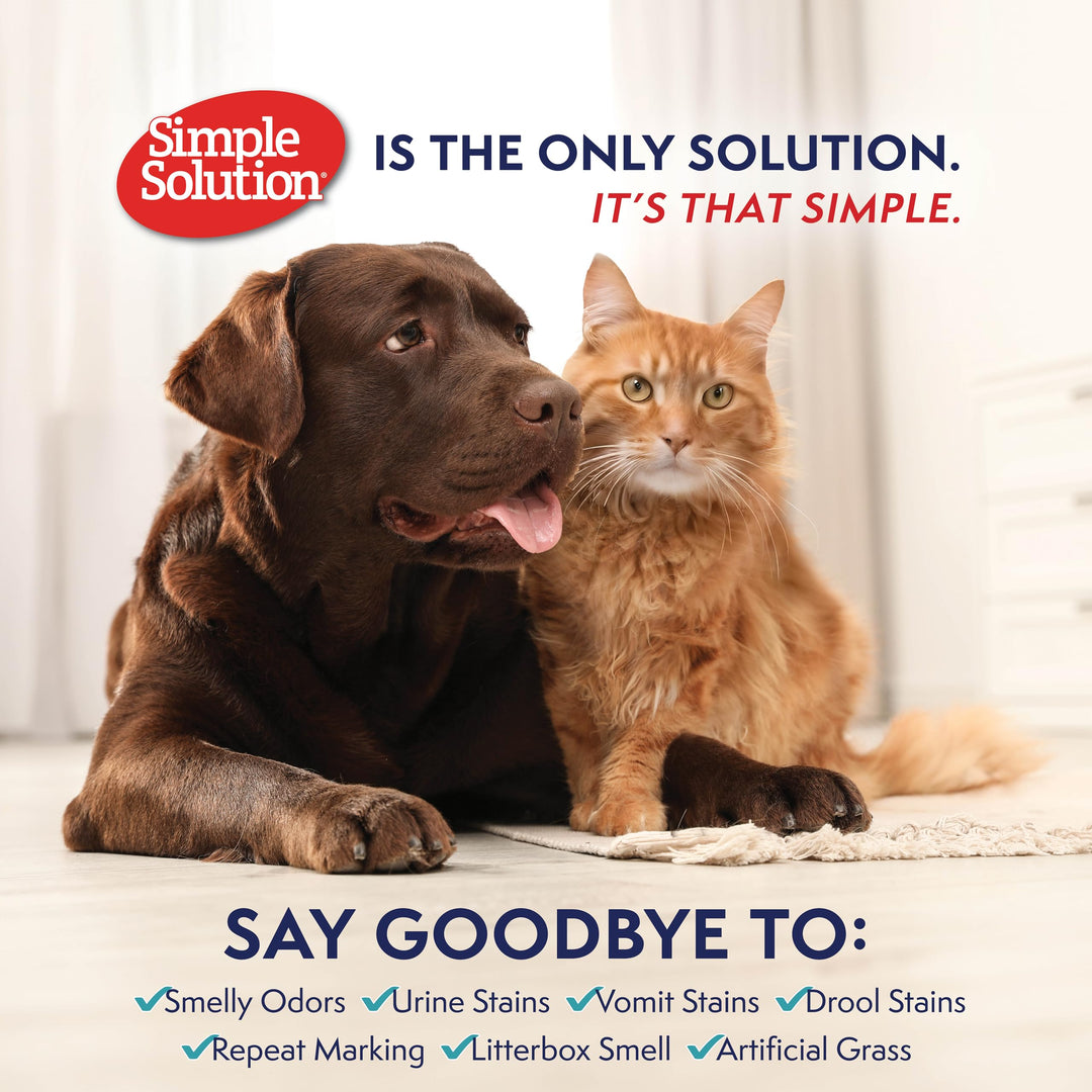 Simple Solution Extreme Stain &amp; Odor Remover, Enzyme Stain Cleaner, 32oz