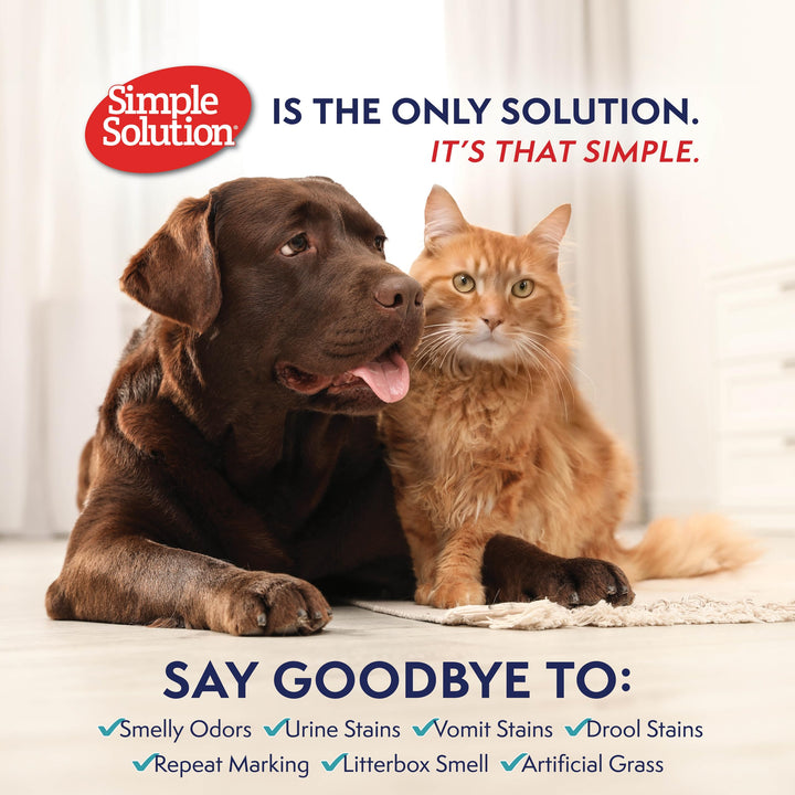 Simple Solution Extreme Stain &amp; Odor Remover, Enzyme Stain Cleaner, 32oz