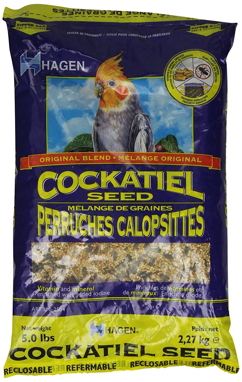 Hagen Cockatiel Staple Vme Seed, 5-Pound