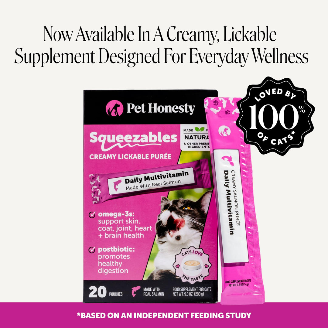 Pet Honesty Vet Backed Cat Multivitamin, Chicken, 90-Day Supply