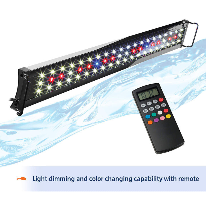 Aqueon Optibright Plus LED Aquarium Lighting System, 30 to 36 Inch