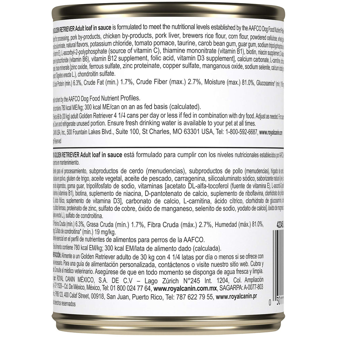 ROYAL CANIN Golden Retriever Adult Wet Dog Food, 13.5 oz, 12-Pack