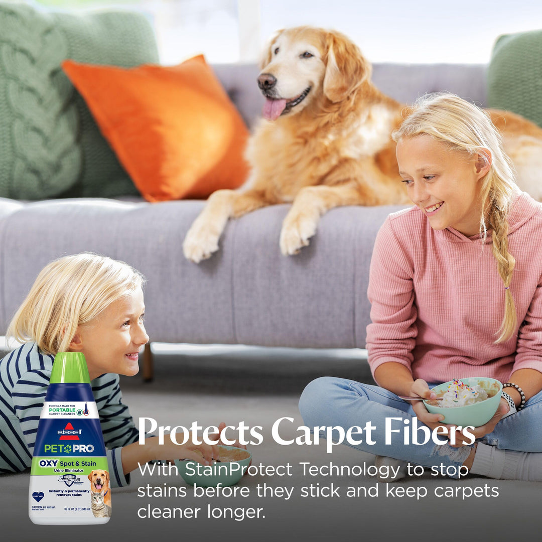 Bissell PET PRO OXY Spot &amp; Stain Formula for Portable Carpet Cleaners, 32 oz., 2034