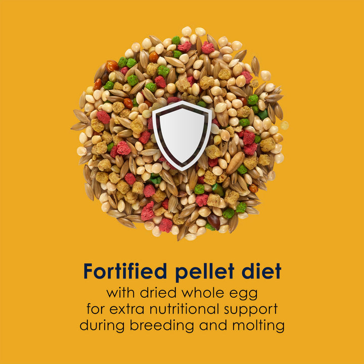 Kaytee Forti-Diet Pro Health Egg-Cite Nourish+Protect Parakeet Bird Seed