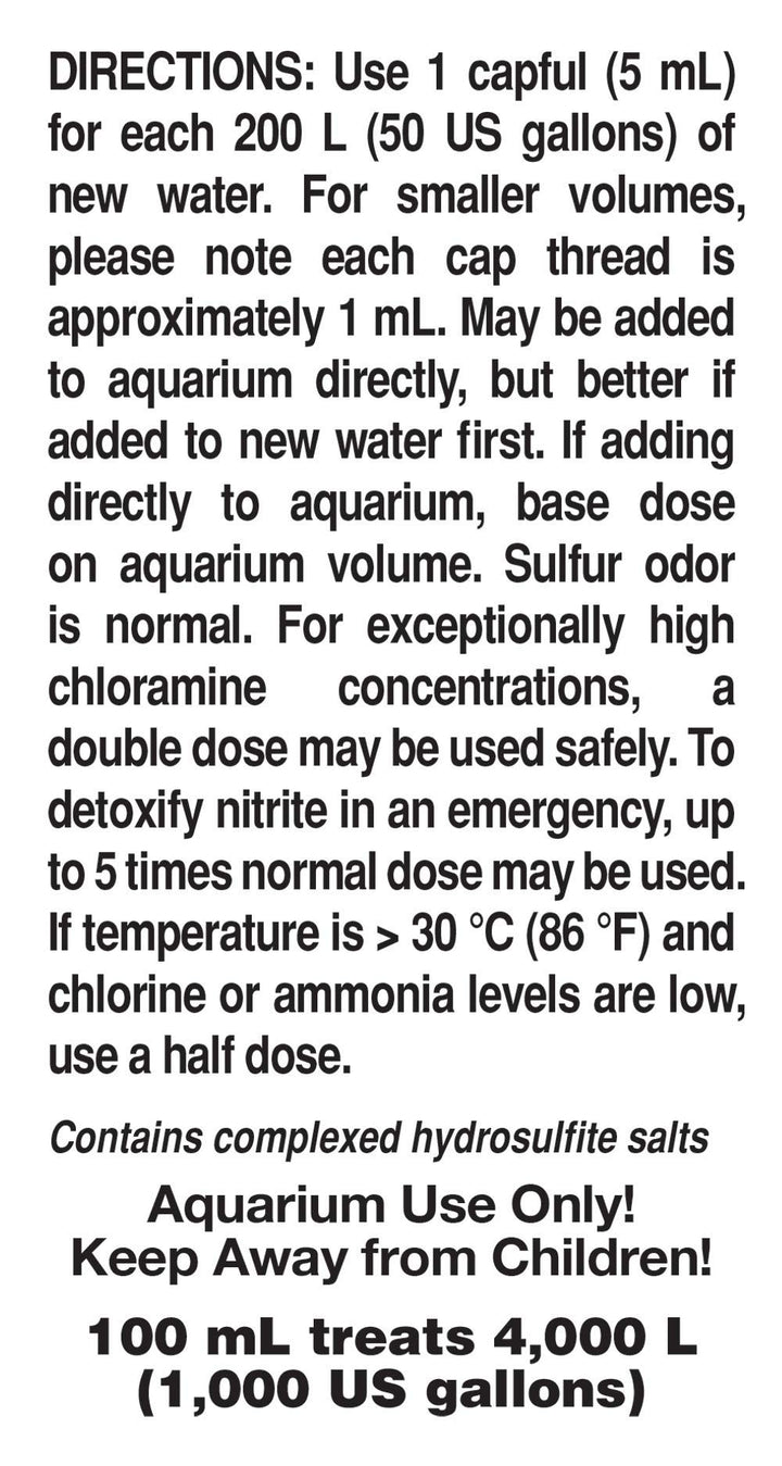 Seachem Prime Fresh and Saltwater Conditioner - Chemical Remover and Detoxifier 100 ml