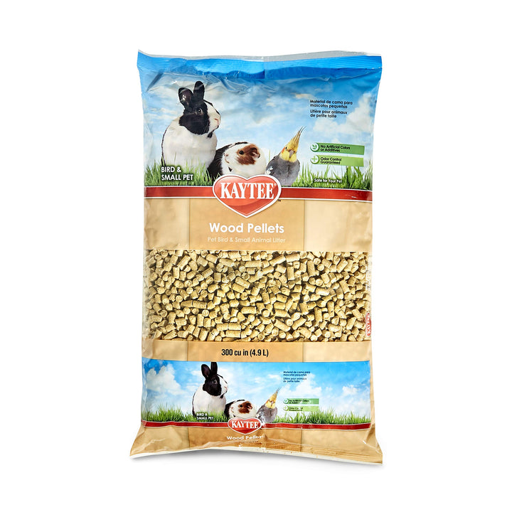 Kaytee Wood Pellets Pet Bird &amp; Small Animal Litter, 8 lb Bag