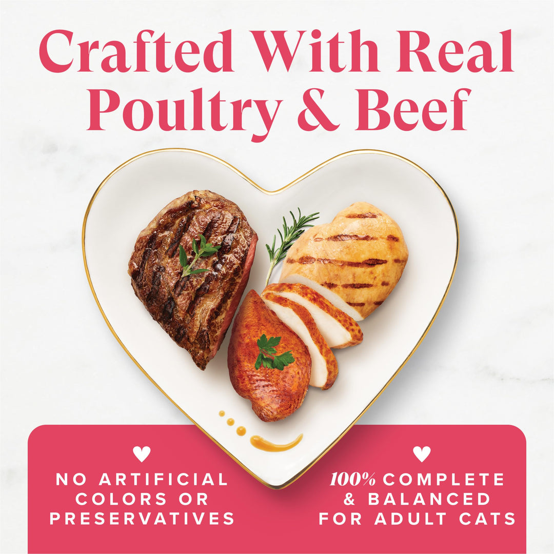 Purina Fancy Feast Grilled Wet Cat Food, Poultry &amp; Beef, 3 oz cans, 30-Pack