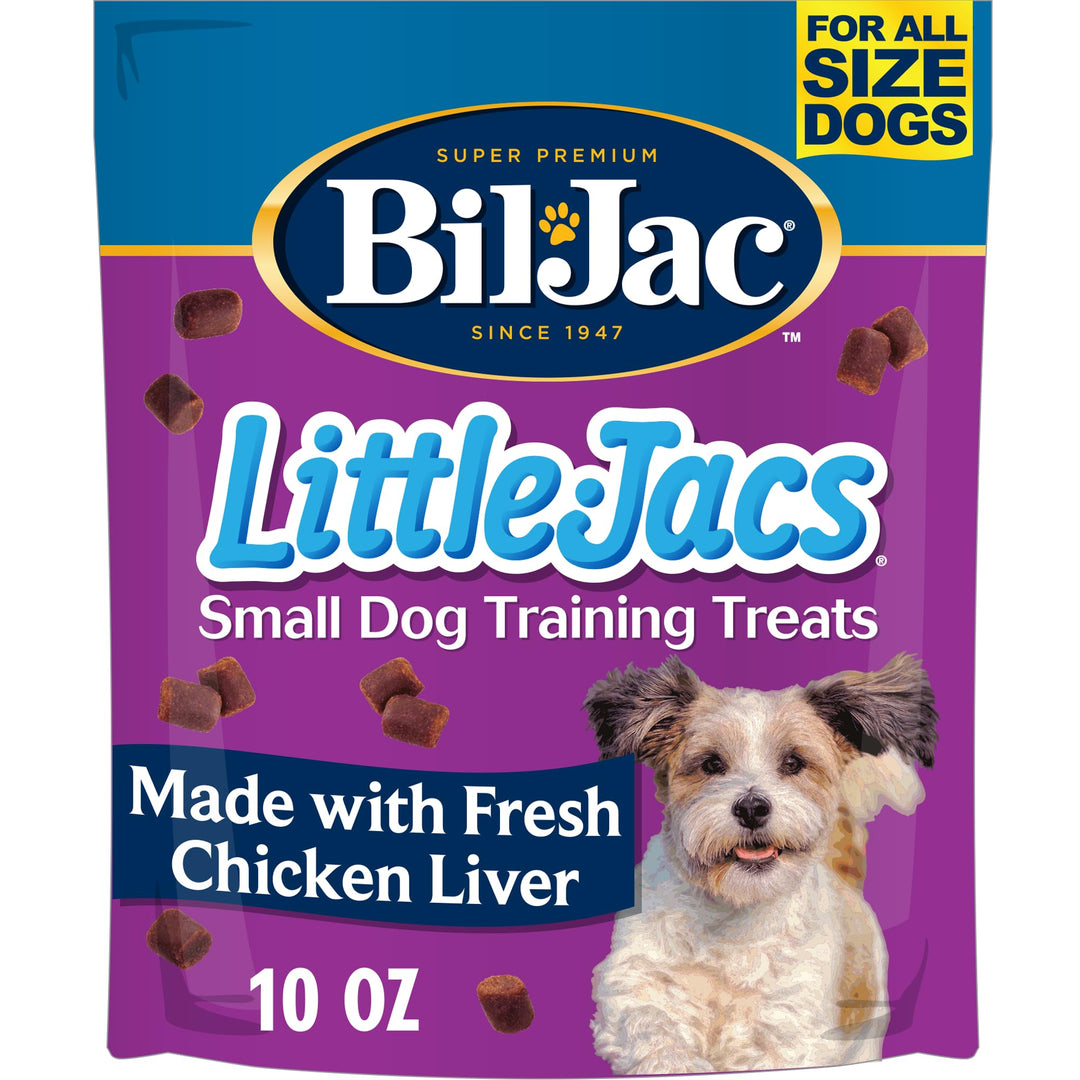 Bil-Jac Little-Jacs Soft Dog Training Treats with Chicken Liver | 10 oz