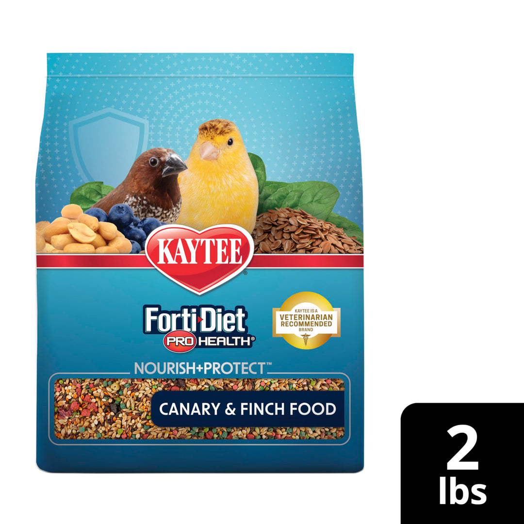Kaytee Forti-Diet Pro Health Nourish+Protect Canary &amp; Finch Food, 2 Lb