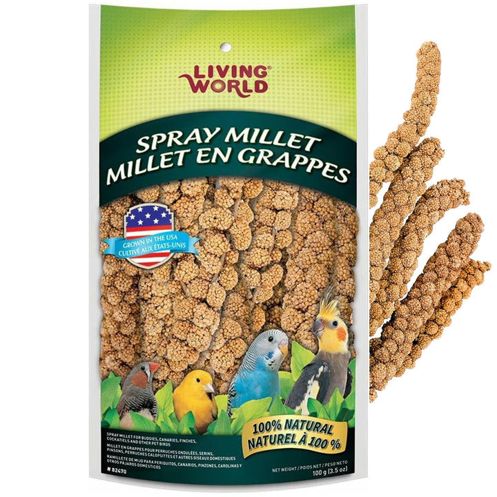 Living World Millet Spray for Birds - 3.5 oz Bag