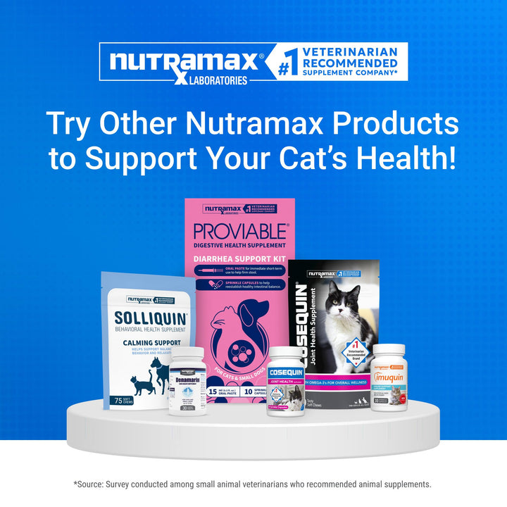 Nutramax Cosequin Joint Supplement for Cats, Easy Sprinkle Capsule, 80ct