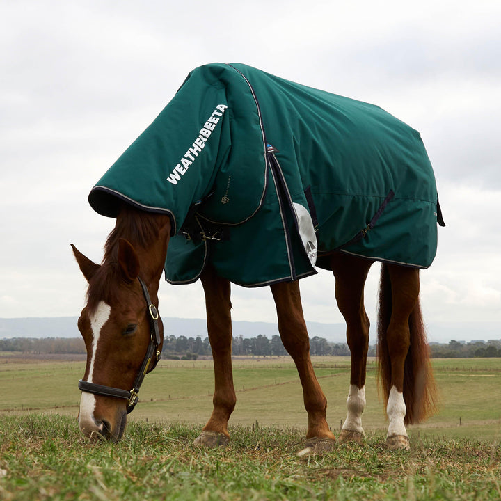 WeatherBeeta ComFiTec Plus Dynamic Turnout Detach-A-Neck 220g, Forest Green/Navy, 78"