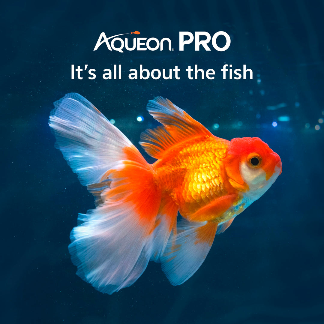 Aqueon QuietFlow 10 LED PRO Aquarium Fish Tank Power Filter For Up to 20 Gallon Aquariums