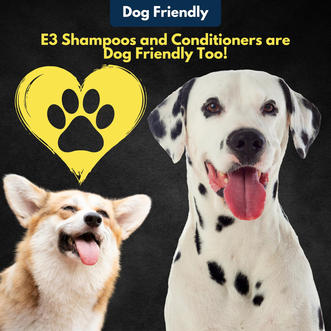 E3 Argan Oil Shampoo - Luxurious Pet Grooming Solution for Nourished &amp; Rejuvenated Coat - Enriched with Hydrating Argan Oil for Lustrous Shine - Ideal for Horses - Deep Conditioning, Brown