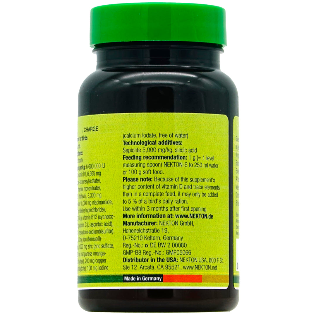 Nekton-S Multi-Vitamin for Birds, 75gm, (2.65 ounce)