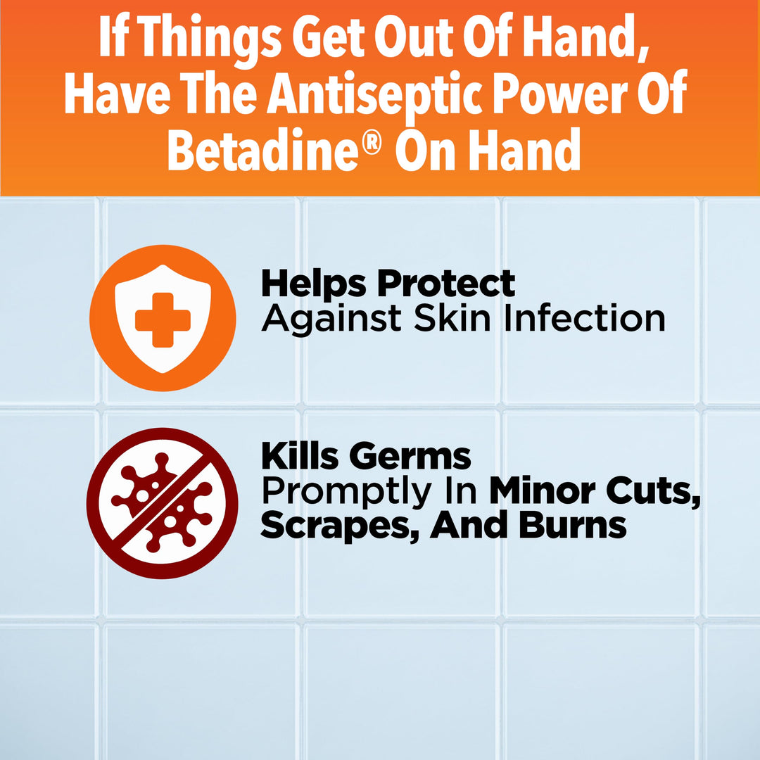 Betadine Antiseptic Povidone Iodine Solution 8 Fl Oz