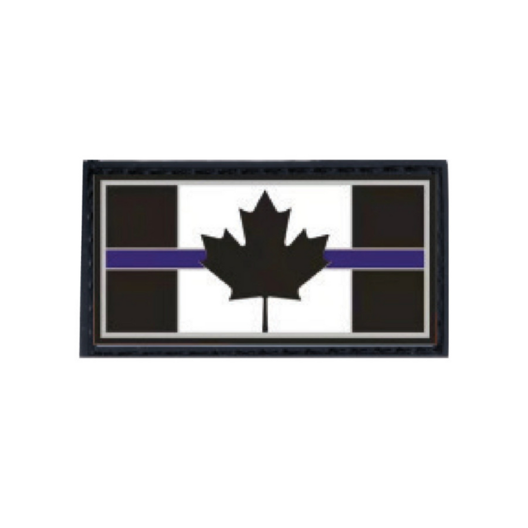 Boss Dog Tactical Collar Patch Canadian Thin Blue Line, One Size