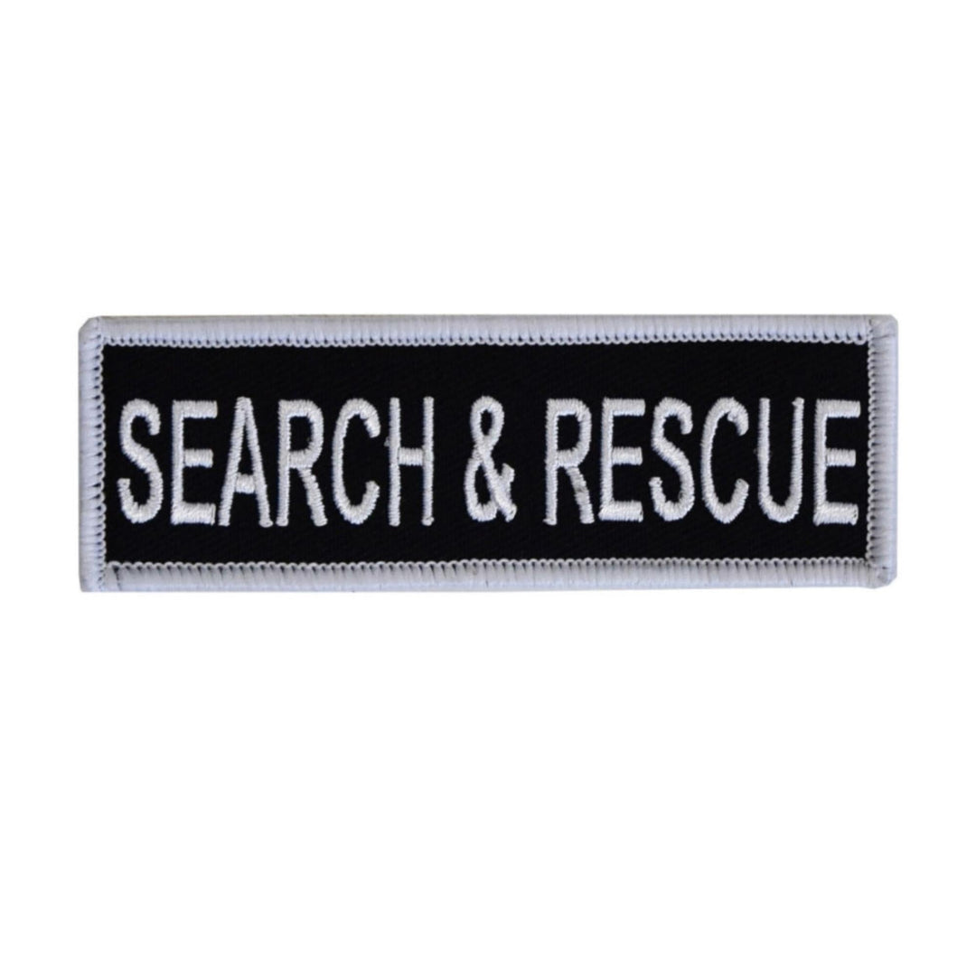 Boss Dog Tactical Harness Patch Search  Rescue, 1ea/LG