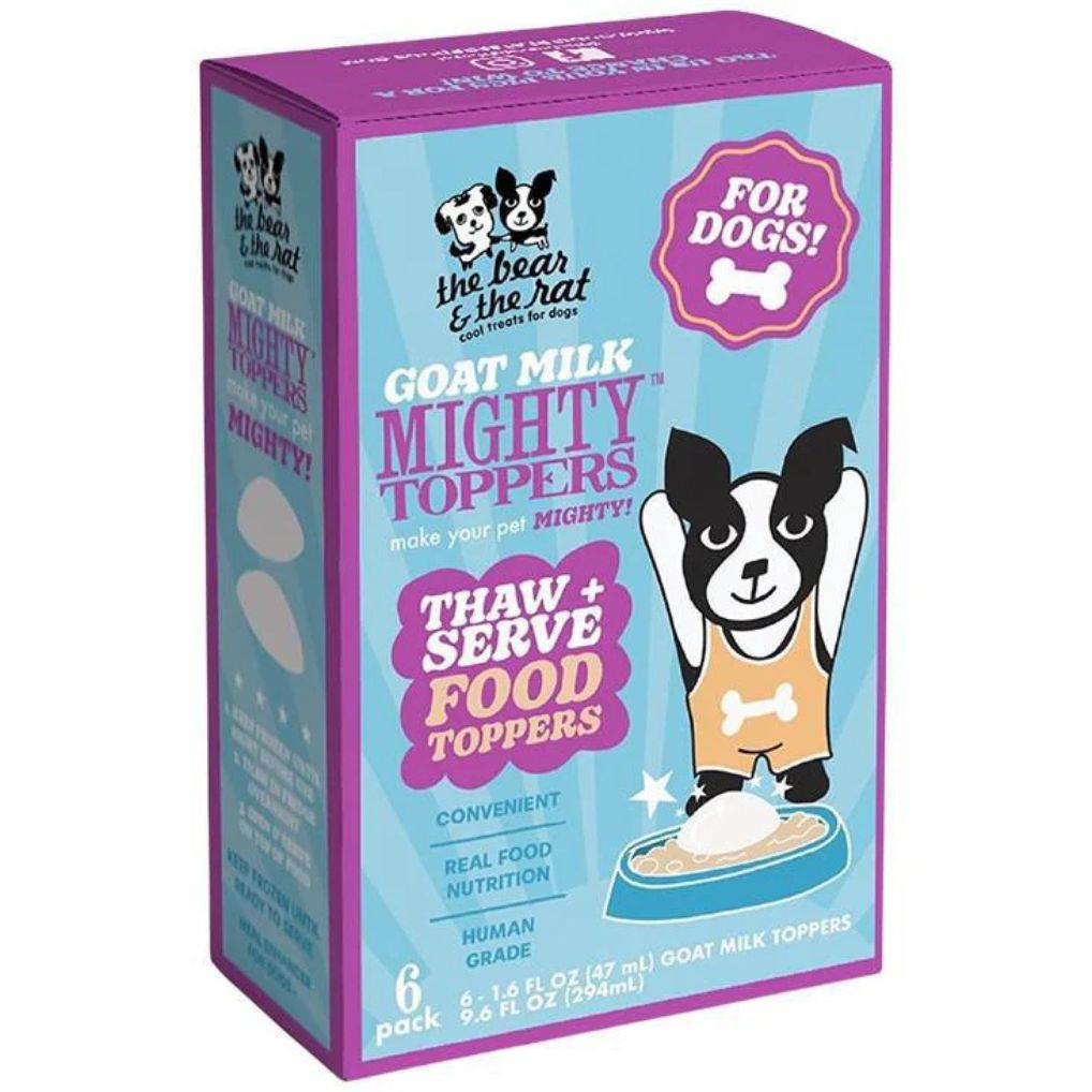 The Bear & The Rat Dog Frozen Topper Goat Milk 6 Pack