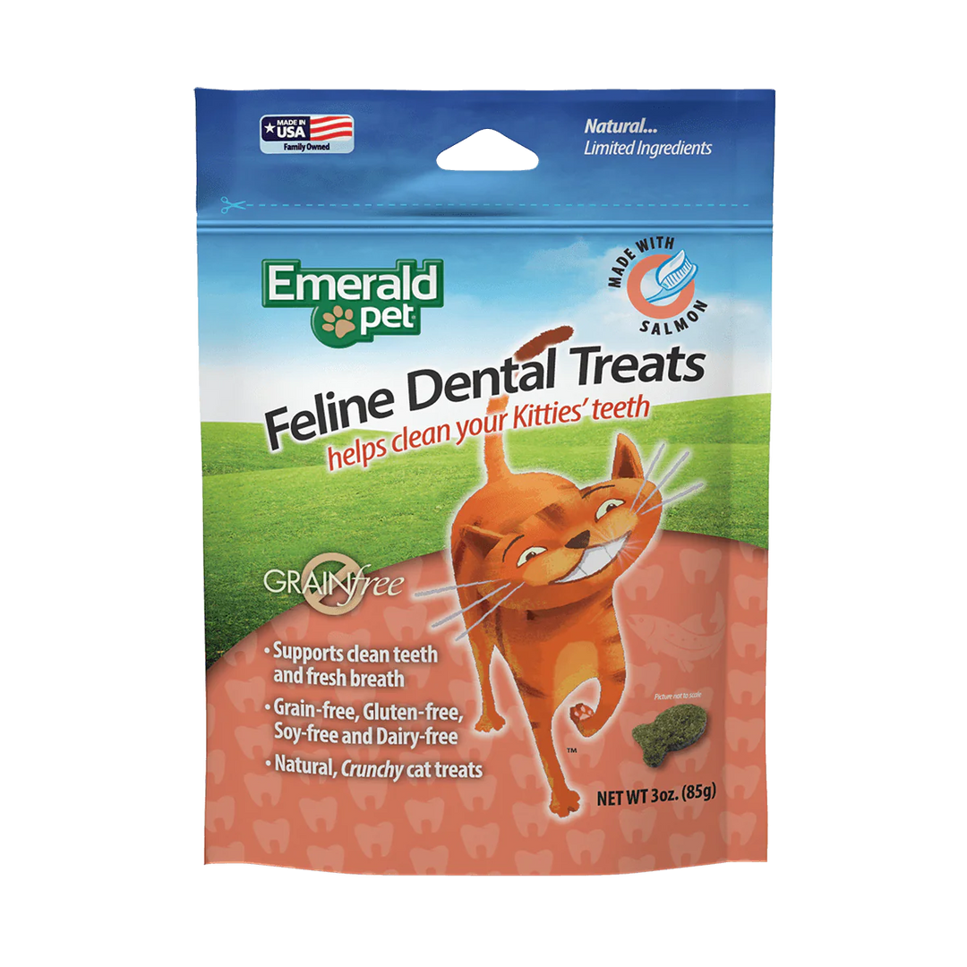 Emerald Pet Feline Dental Cat Treats Salmon 1ea/3 oz