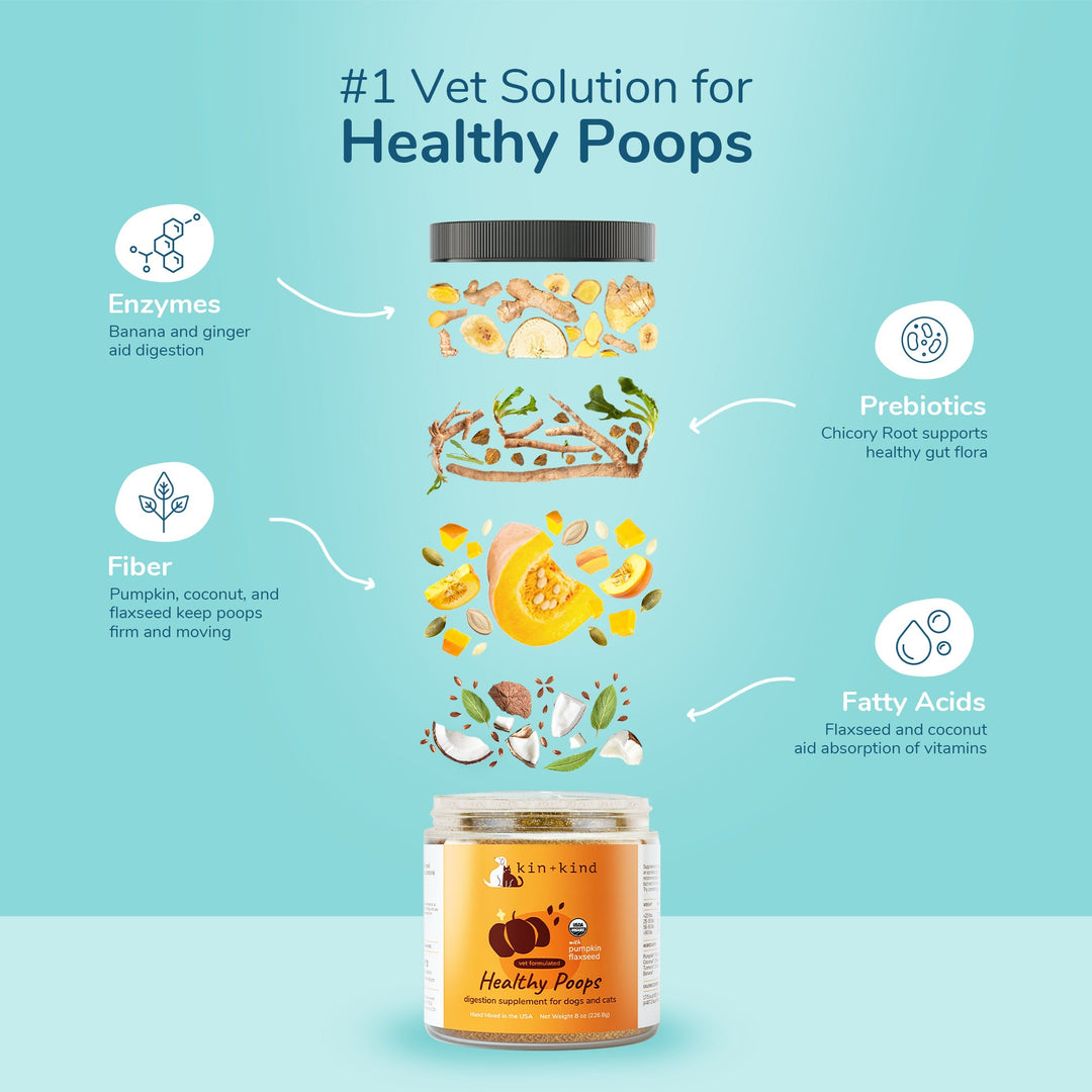 Kin+Kid Organic Digestion Supplement Healthy Poops Pumkin  4oz.